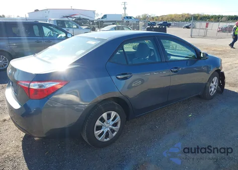 2014 Toyota Corolla L из США, поврежденный, VIN 2T1BURHE5EC196158